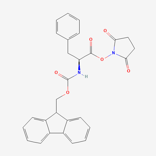 FMOC-PHE-OSU (CAS: 101214-43-1) - Chemical Structure and Molecular Formula 