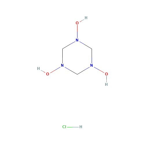 FORMALDOXIME TRIMER HYDROCHLORIDE (CAS: 62479-72-5) - Chemical Structure and Molecular Formula 