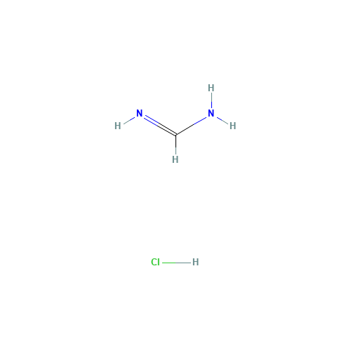 FORMAMIDINE HYDROCHLORIDE (CAS: 6313-33-3) - Chemical Structure and Molecular Formula 