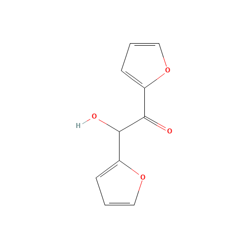 2,2'-Furoin (CAS: 552-86-3) - Chemical Structure and Molecular Formula 