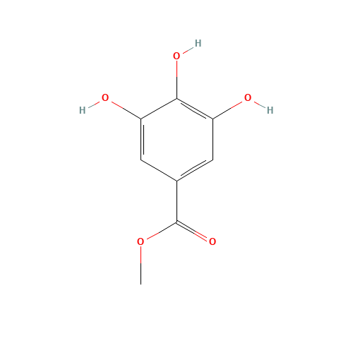 Methyl gallate (CAS: 99-24-1) - Chemical Structure and Molecular Formula 