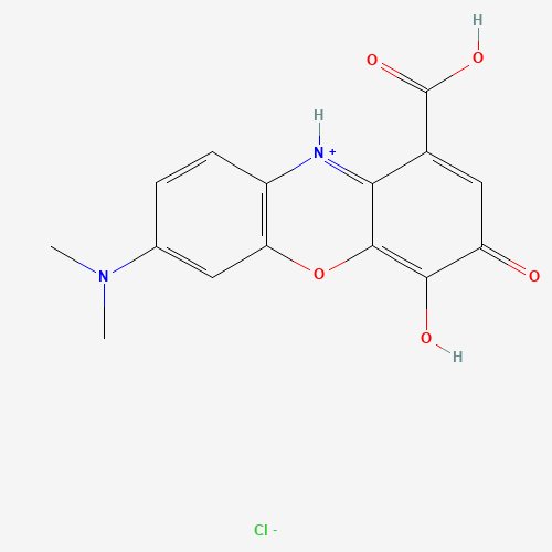 GALLOCYANINE (CAS: 1562-85-2) - Chemical Structure and Molecular Formula 