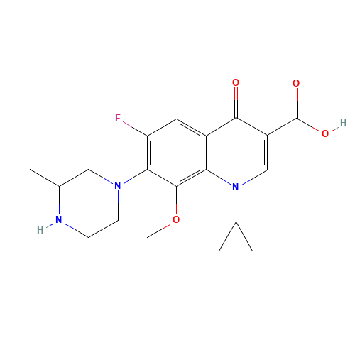 Gatifloxacin (CAS: 112811-59-3) - Chemical Structure and Molecular Formula 