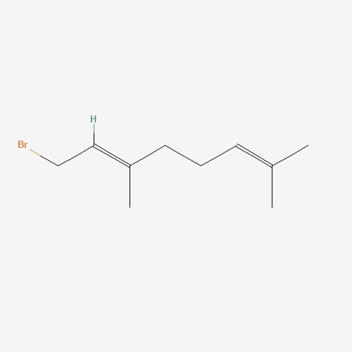 GERANYL BROMIDE (CAS: 6138-90-5) - Chemical Structure and Molecular Formula 