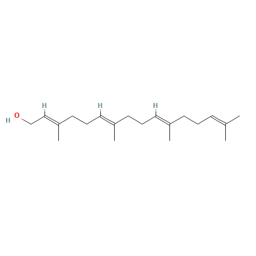 GERANYLGERANIOL (CAS: 24034-73-9) - Chemical Structure and Molecular Formula 