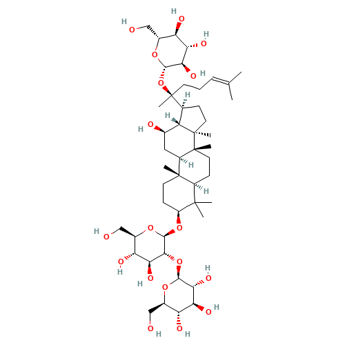 Ginsenoside Rd (CAS: 52705-93-8) - Chemical Structure and Molecular Formula 