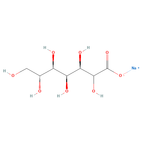 SODIUM GLUCOHEPTONATE (CAS: 31138-65-5) - Chemical Structure and Molecular Formula 