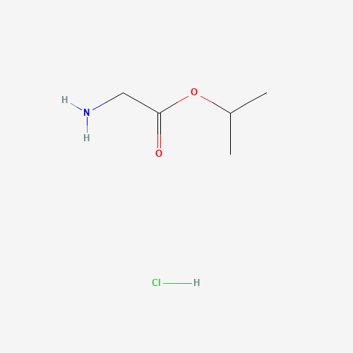 H-GLY-OIPR HCL (CAS: 14019-62-6) - Chemical Structure and Molecular Formula 