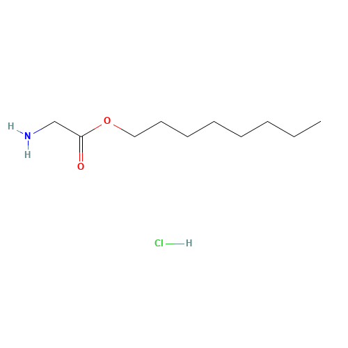 GLYCINE N-OCTYL ESTER HYDROCHLORIDE (CAS: 39540-30-2) - Chemical Structure and Molecular Formula 