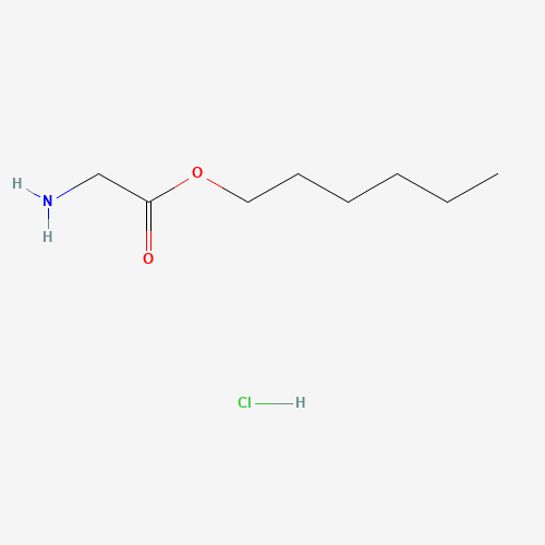GLYCINE HEXYL ESTER (CAS: 75980-28-8) - Chemical Structure and Molecular Formula 