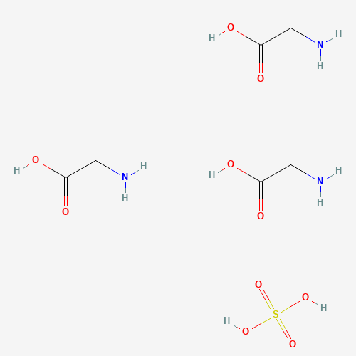 GLYCINE SULFATE (CAS: 513-29-1) - Chemical Structure and Molecular Formula 