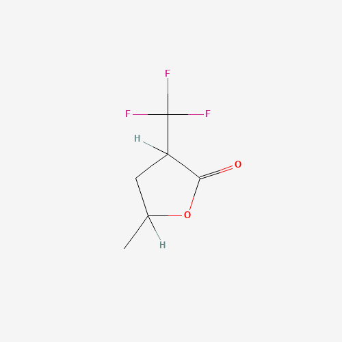 GAMMA-METHYL-ALPHA-(TRIFLUOROMETHYL)-GAMMA-BUTYROLACTONE (CAS: 139547-12-9) - Chemical Structure and Molecular Formula 