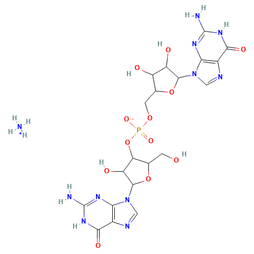 Guanosine,guanylyl-(3'->5')-,monoammonium salt (CAS: 97403-87-7) - Related Chemical Product