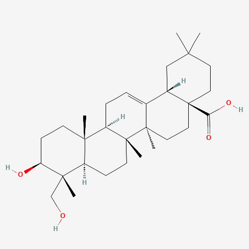 Hederagenin (CAS: 465-99-6) - Chemical Structure and Molecular Formula 