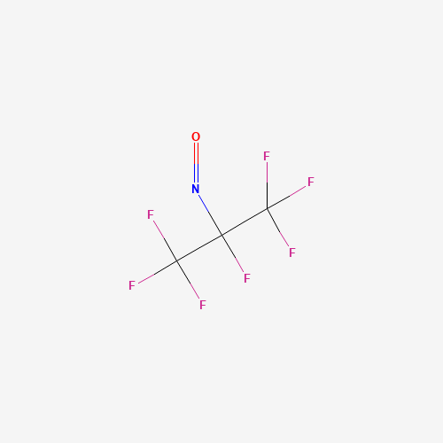 HEPTAFLUORO-2-NITROSOPROPANE (CAS: 422-98-0) - Chemical Structure and Molecular Formula 