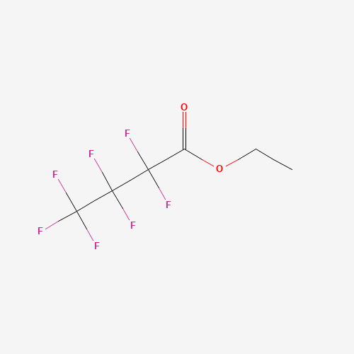 ETHYL HEPTAFLUOROBUTYRATE (CAS: 356-27-4) - Chemical Structure and Molecular Formula 