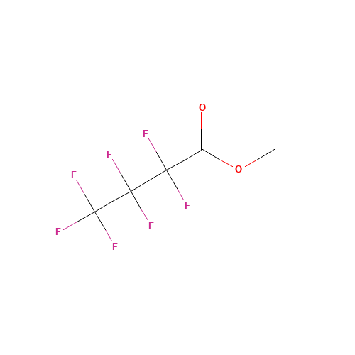 METHYL HEPTAFLUOROBUTYRATE (CAS: 356-24-1) - Chemical Structure and Molecular Formula 