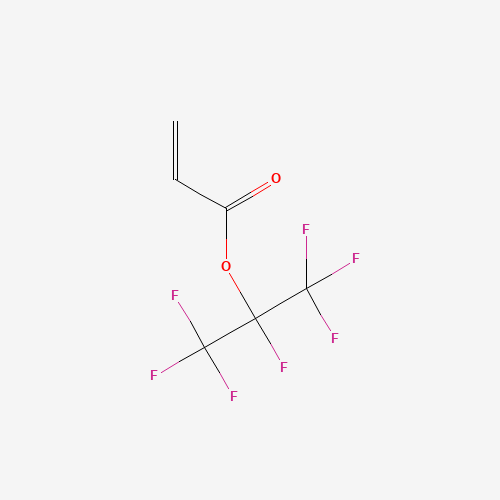 HEPTAFLUOROISOPROPYL ACRYLATE (CAS: 13057-08-4) - Chemical Structure and Molecular Formula 