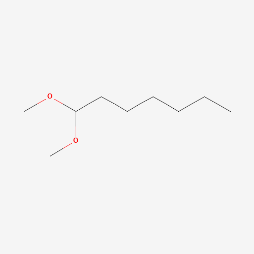HEPTANAL DIMETHYL ACETAL (CAS: 10032-05-0) - Chemical Structure and Molecular Formula 