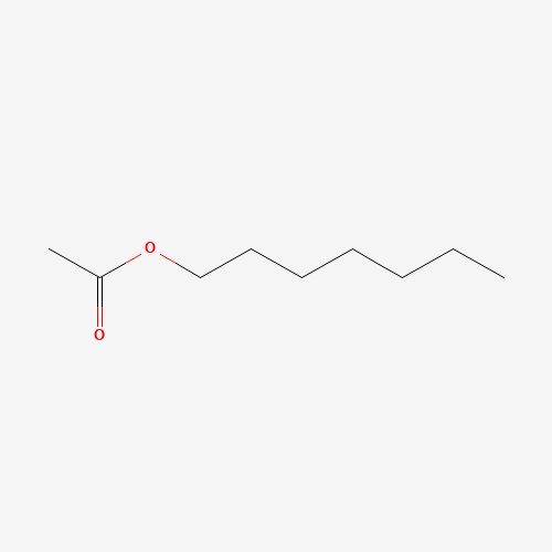 HEPTYL ACETATE (CAS: 112-06-1) - Chemical Structure and Molecular Formula 