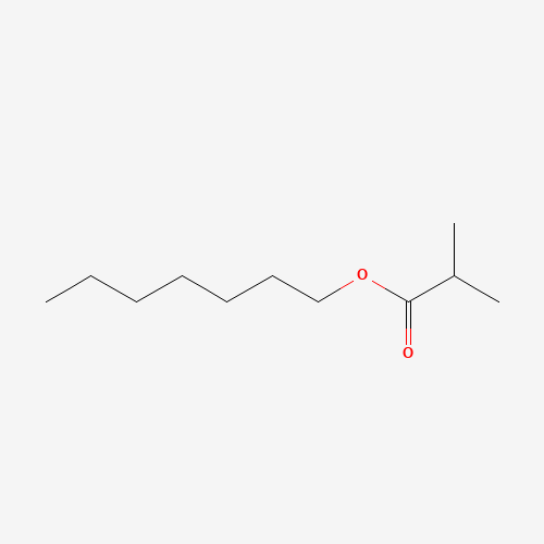 HEPTYL ISOBUTYRATE (CAS: 2349-13-5) - Chemical Structure and Molecular Formula 