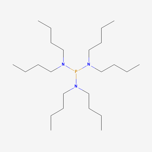 TRIS(DIBUTYLAMINO)PHOSPHINE (CAS: 5848-65-7) - Chemical Structure and Molecular Formula 