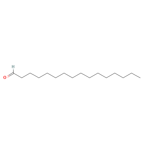 hexadecanal (CAS: 629-80-1) - Chemical Structure and Molecular Formula 