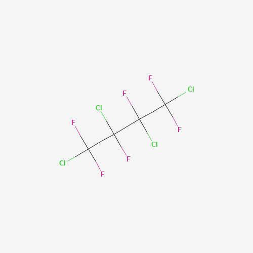 1,2,3,4-TETRACHLOROHEXAFLUOROBUTANE (CAS: 375-45-1) - Chemical Structure and Molecular Formula 
