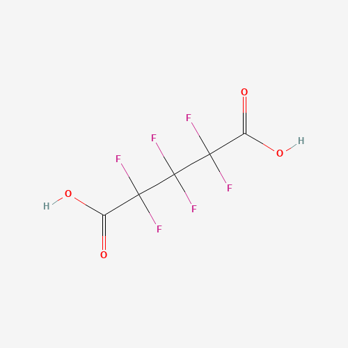 HEXAFLUOROGLUTARIC ACID (CAS: 376-73-8) - Chemical Structure and Molecular Formula 