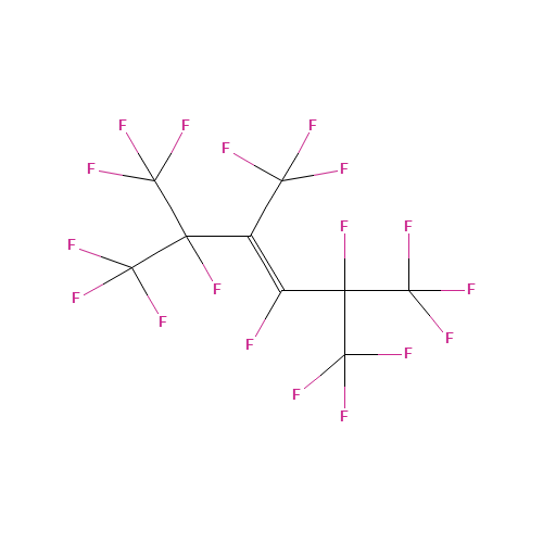 HEXAFLUOROPROPENE TRIMER,97 (CAS: 25120-07-4) - Chemical Structure and Molecular Formula 
