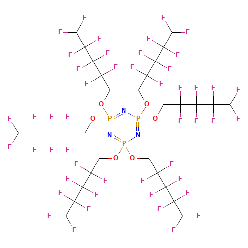 HEXAKIS(1H,1H,5H-OCTAFLUOROPENTOXY)PHOSPHAZINE (CAS: 16059-16-8) - Related Chemical Product