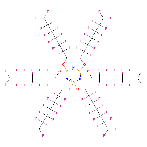 HEXAKIS(1H,1H,7H-PERFLUOROHEPTOXY)PHOSPHAZINE (CAS: 3830-74-8) - Related Chemical Product