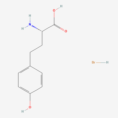 L-Homotyrosine hydrobromide (CAS: 141899-12-9) - Chemical Structure and Molecular Formula 