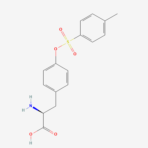 H-TYR(TOS)-OH.ACETATE (CAS: 13504-89-7) - Chemical Structure and Molecular Formula 