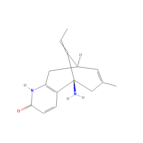 (-)-Huperzine A (CAS: 102518-79-6) - Chemical Structure and Molecular Formula 