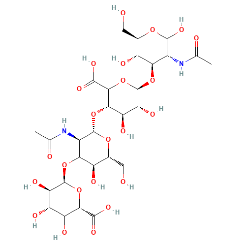 Hyaluronic acid (CAS: 9004-61-9) - Chemical Structure and Molecular Formula 