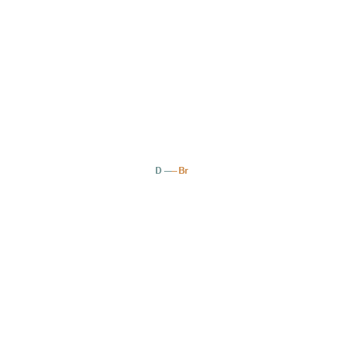 DEUTERIUM BROMIDE (CAS: 13536-59-9) - Chemical Structure and Molecular Formula 