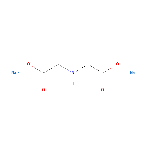 IMINODIACETIC ACID DISODIUM SALT (CAS: 928-72-3) - Chemical Structure and Molecular Formula 