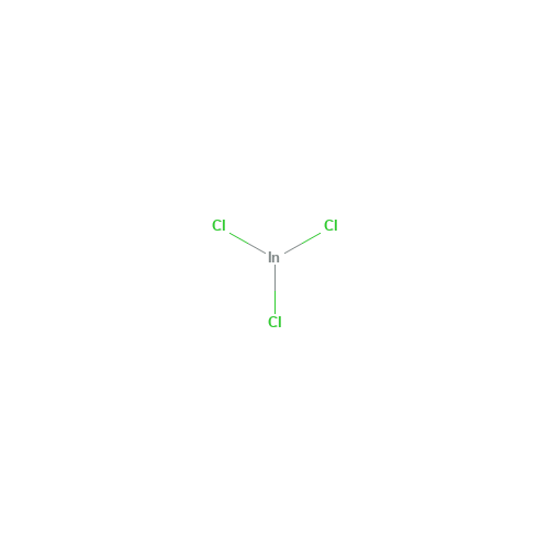 Indium chloride (CAS: 10025-82-8) - Chemical Structure and Molecular Formula 