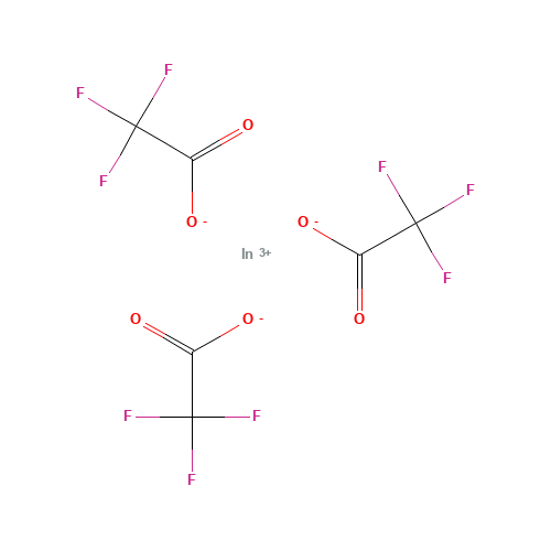 INDIUM TRIFLUOROACETATE (CAS: 36554-90-2) - Chemical Structure and Molecular Formula 