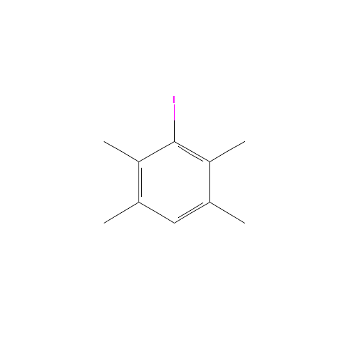 2,3,5,6-Tetramethyliodobenzene (CAS: 2100-25-6) - Chemical Structure and Molecular Formula 