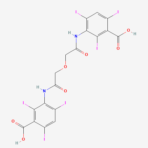 ioglycamic acid (CAS: 2618-25-9) - Chemical Structure and Molecular Formula 