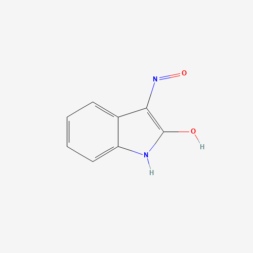 ISATIN-3-OXIME (CAS: 607-28-3) - Chemical Structure and Molecular Formula 