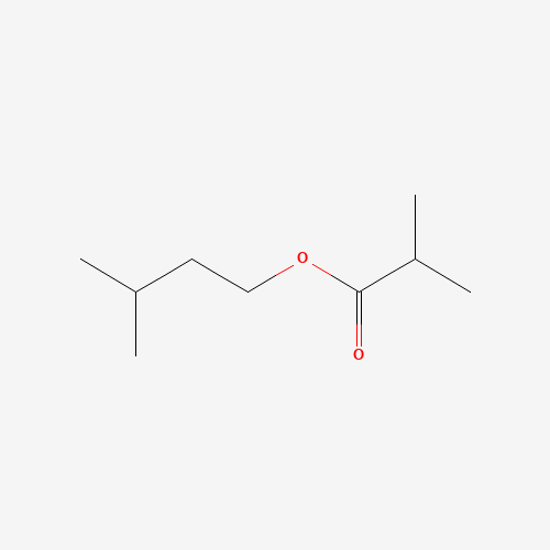 Isopentyl isobutyrate (CAS: 2050-01-3) - Chemical Structure and Molecular Formula 