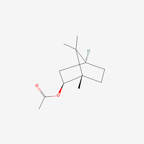Isobornyl acetate (CAS: 125-12-2) - Chemical Structure and Molecular Formula 