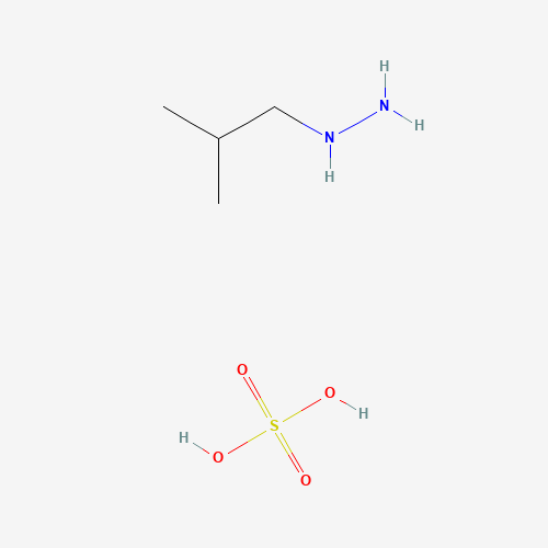 ISOBUTYL HYDRAZINE SULFATE (CAS: 70082-30-3) - Chemical Structure and Molecular Formula 