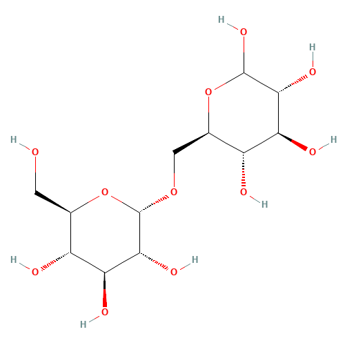 ISOMALTOSE (CAS: 499-40-1) - Chemical Structure and Molecular Formula 