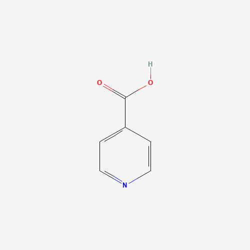 Isonicotinic acid chemical structure Isonicotinic acid (CAS: 55-22-1) - Chemical Structure and Molecular Formula