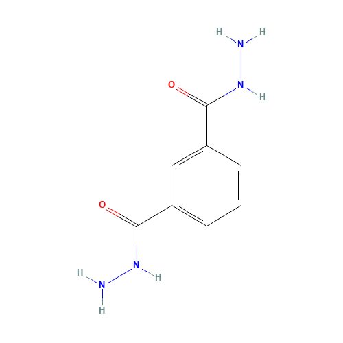 Isophthalic dihydrazide (CAS: 2760-98-7) - Chemical Structure and Molecular Formula 