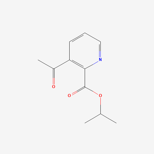 ISOPROPYL 3-ACETYLPYRIDINE-2-CARBOXYLATE (CAS: 195812-68-1) - Chemical Structure and Molecular Formula 